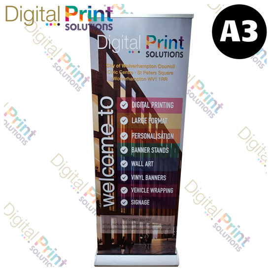 Picture of ROLLER BANNERS - MINI A3