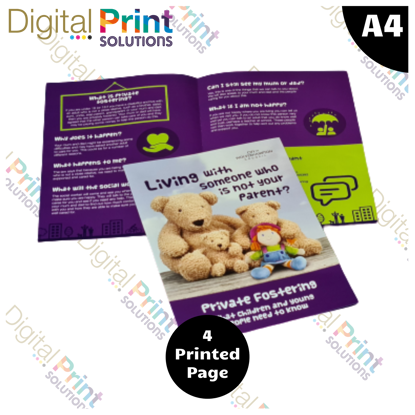 Picture of A4 4pp Leaflet