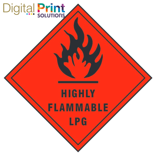 Picture of HIGHLY FLAMMABLE LPG