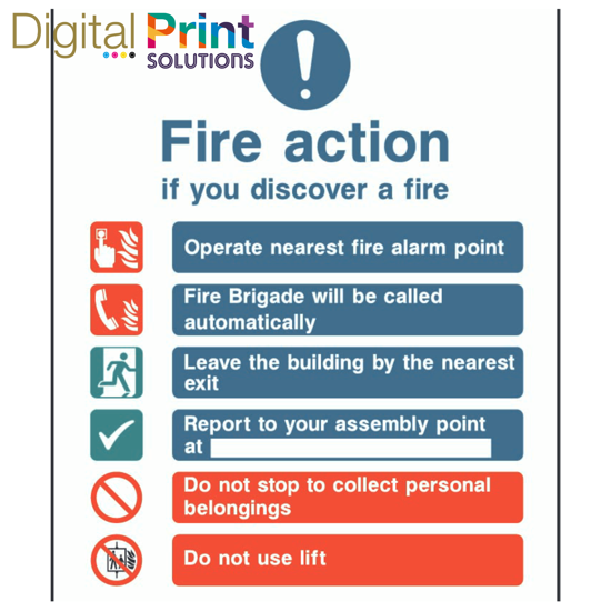 Picture of FIRE ACTION TEMPLATE 1