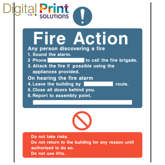 Picture of FIRE ACTION TEMPLATE 3