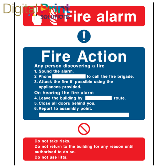Picture of FIRE ACTION TEMPLATE 4