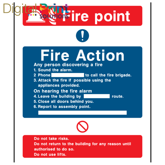 Picture of FIRE ACTION TEMPLATE 6