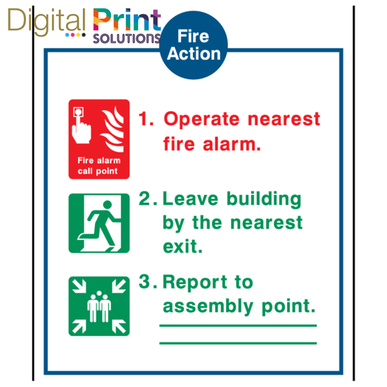 Picture of FIRE ACTION TEMPLATE 13