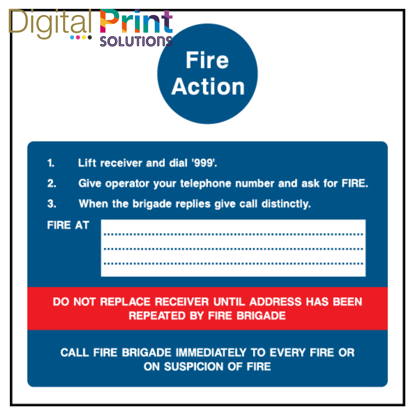 Picture of FIRE ACTION TEMPLATE 19