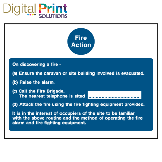 Picture of FIRE ACTION TEMPLATE 20