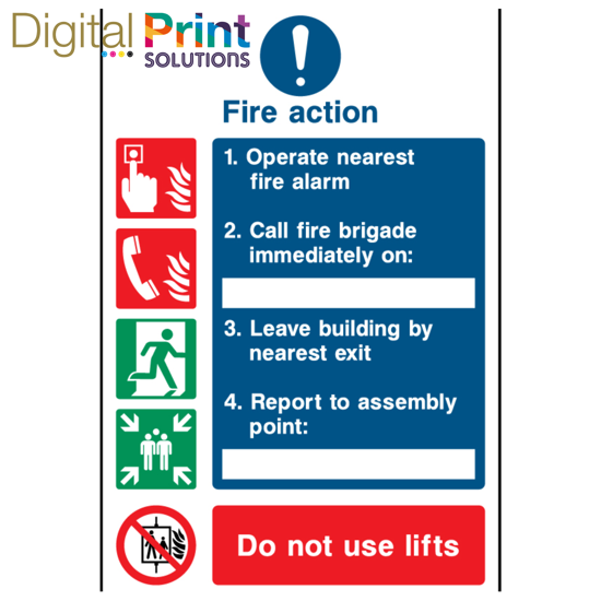 Picture of FIRE ACTION TEMPLATE 21