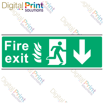 Picture of FIRE EXIT Sign 24