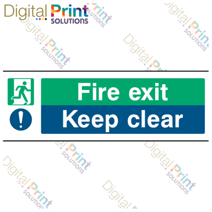 Picture of FIRE EXIT Sign 48