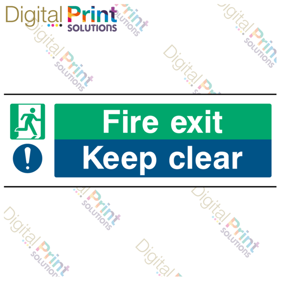 Picture of FIRE EXIT Sign 48