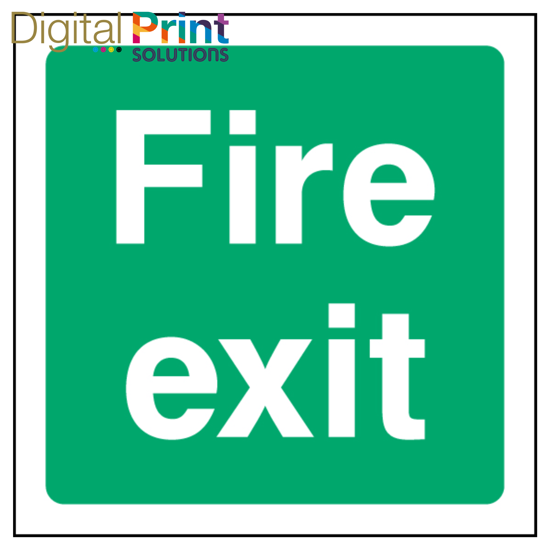 Picture of FIRE EXIT Sign 60