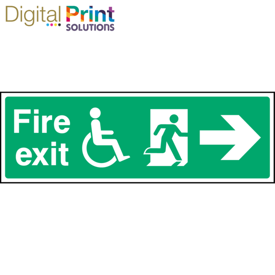 Picture of FIRE EXIT Sign 67