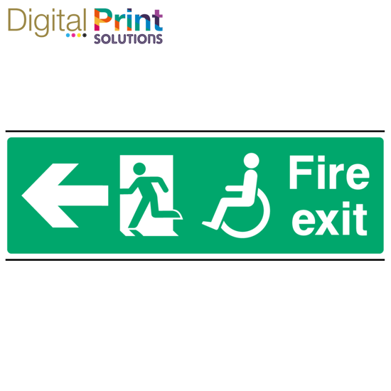 Picture of FIRE EXIT Sign 68
