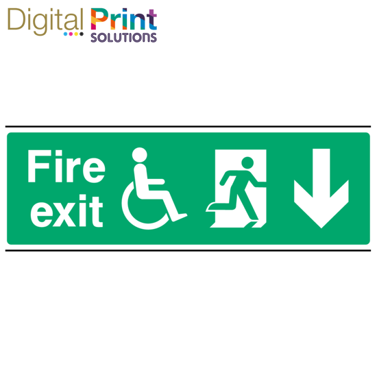 Picture of FIRE EXIT Sign 70