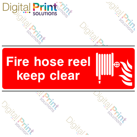 Picture of FIRE HOSE REEL KEEP CLEAR