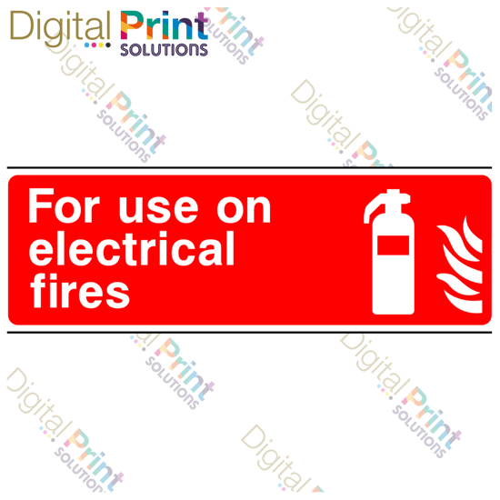 Picture of FOR USE ON ELECTRICAL FIRES 2