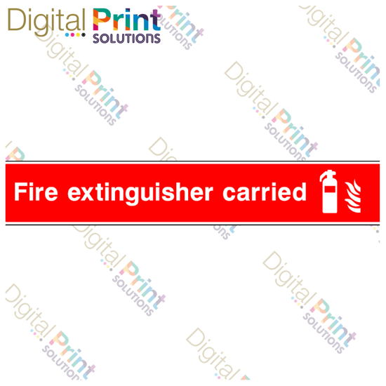 Picture of FIRE EXTINGUISHER CARRIED
