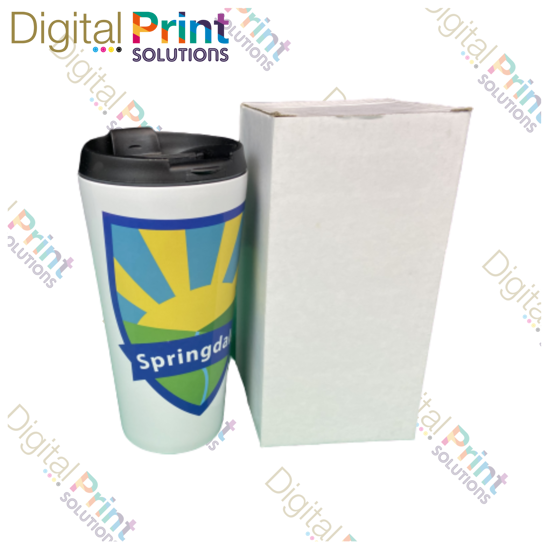 Picture of White Travel Tumbler