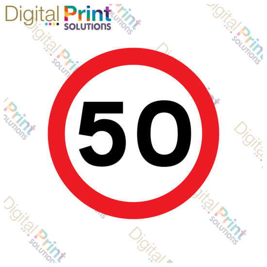 Picture of 50mph Limit