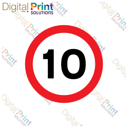 Picture of 10mph Limit