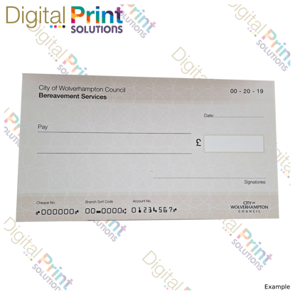 Picture of Large Presentation Cheque