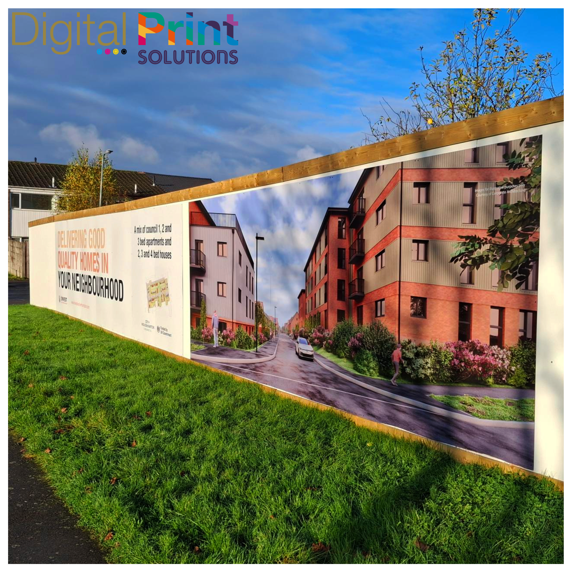 Digital Print Solutions. Hoarding Signage